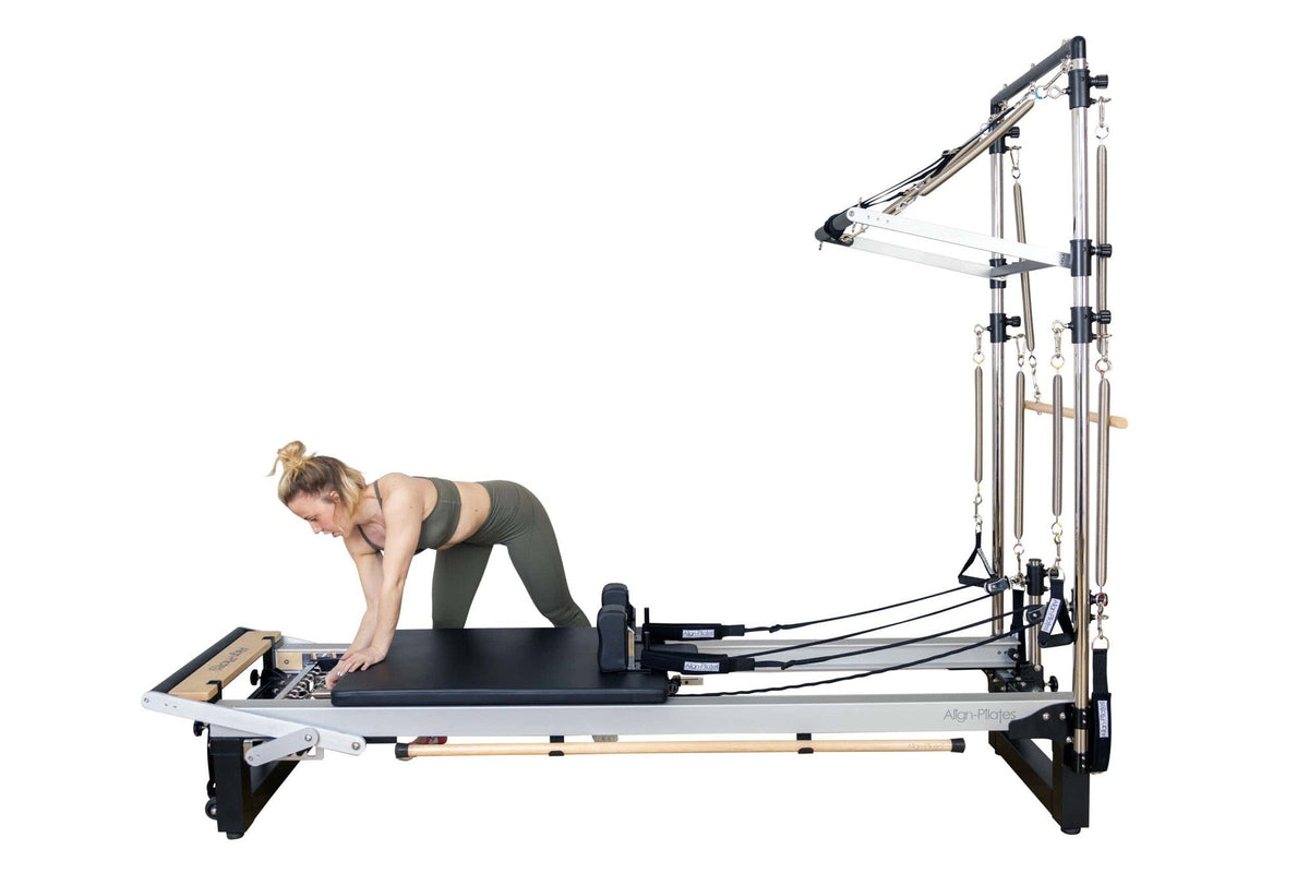 Align Pilates A8-Pro with Half Cadillac, side view on a white background