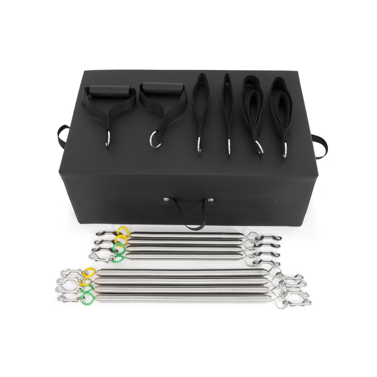 Elina Pilates HL series with Tower: included accessories box and full spring set