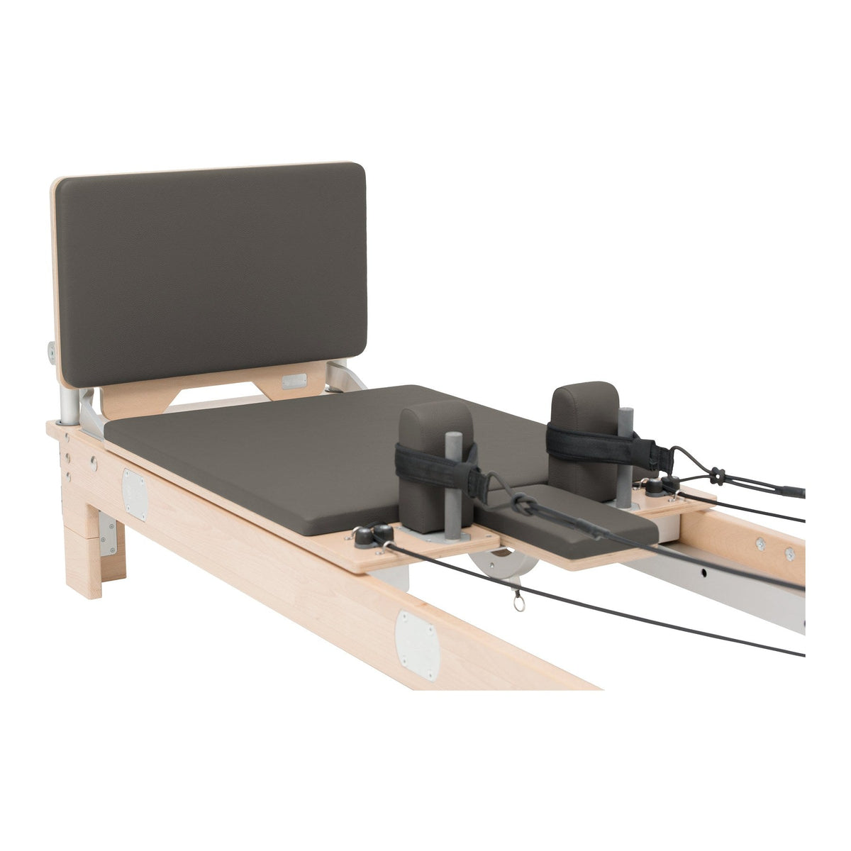 BASI Systems Reformer upholstered in Dark Cool Sand, the whole apparatus shown against a plain background, view 5