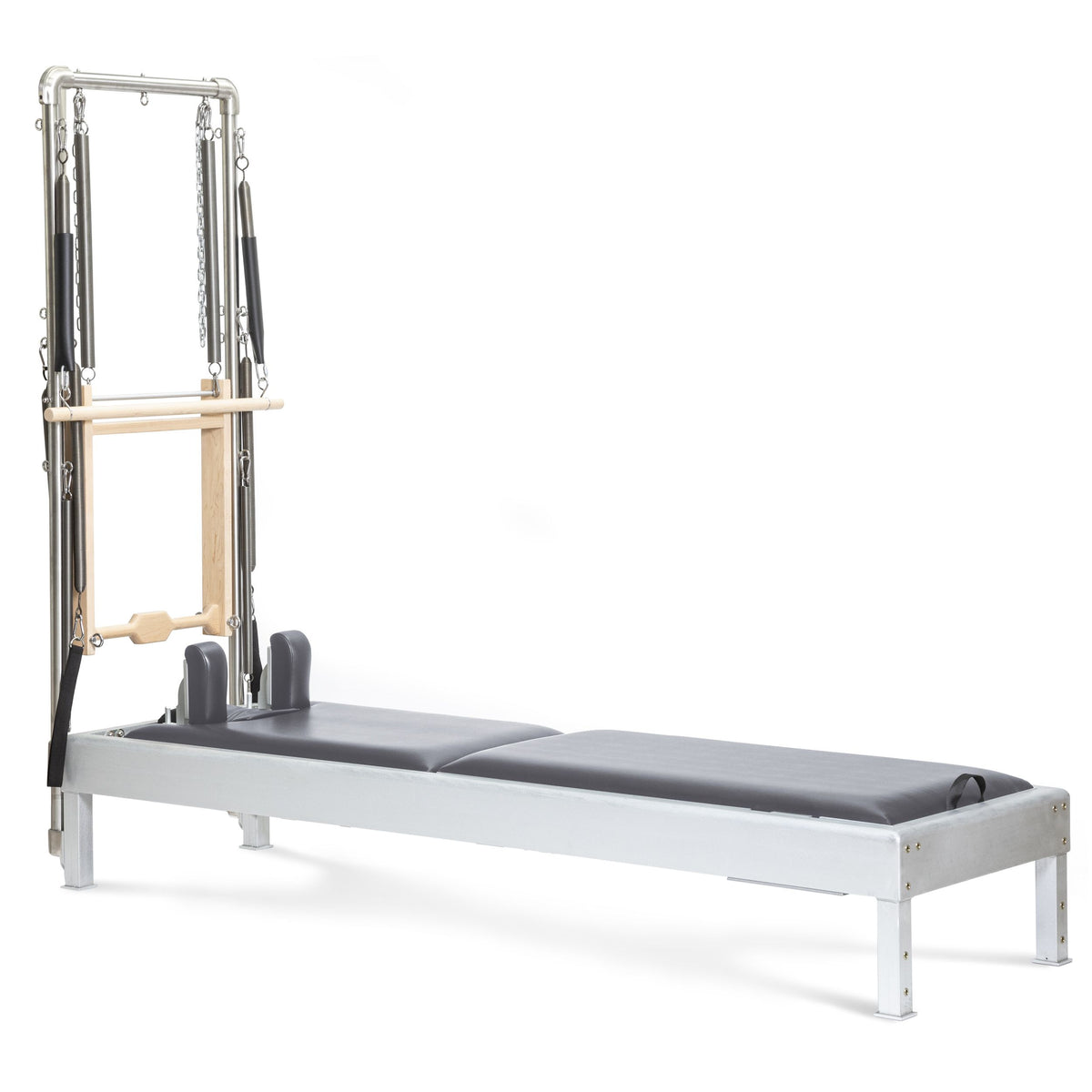 Classic Aluminium Reformer with Tower in dark grey, plain bed