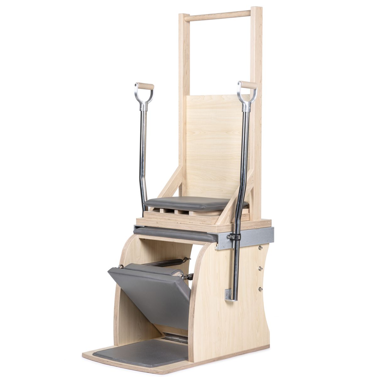 Elina Pilates Classic Combo Chair with Back in grey