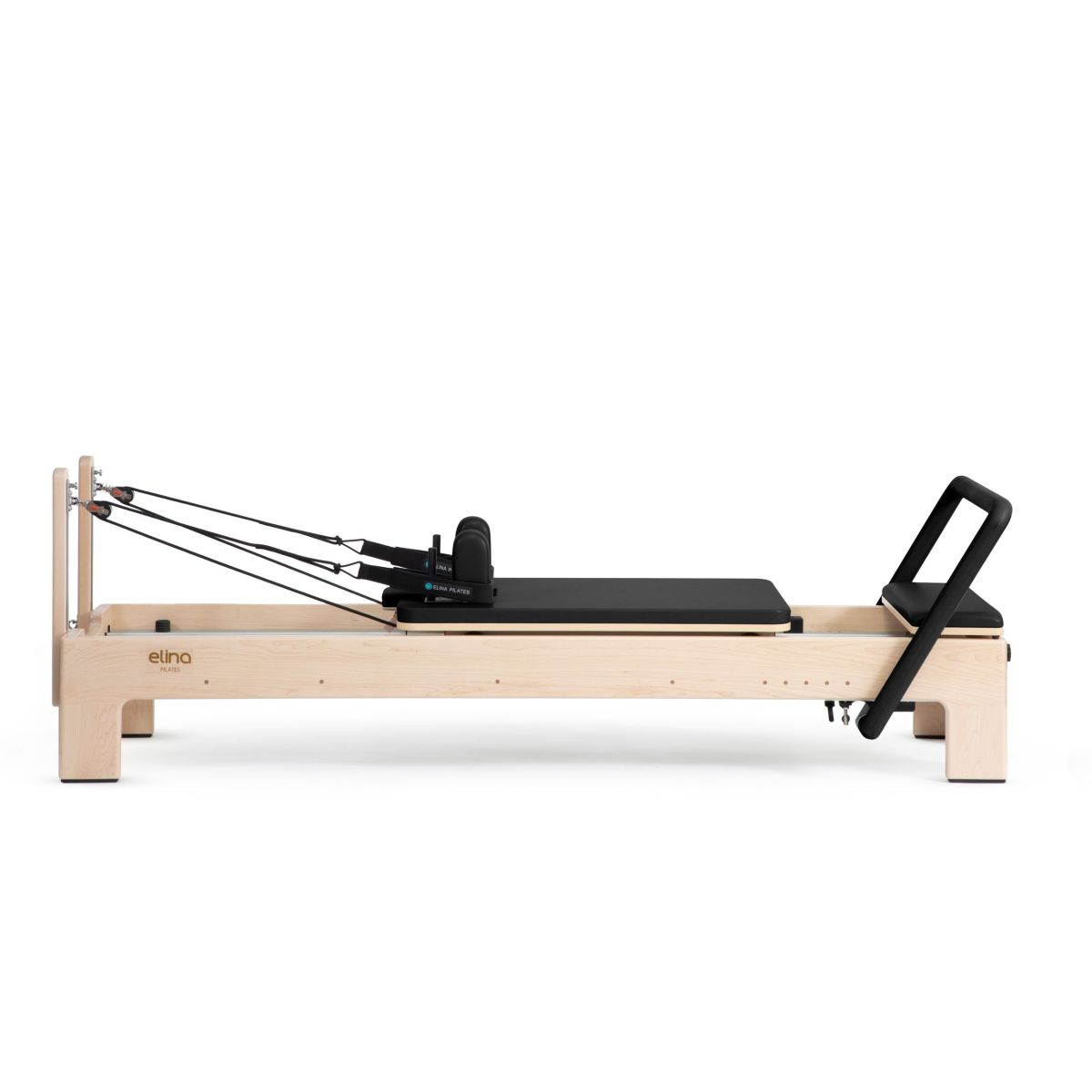 Elina Pilates Elite Advanced Reformer in black