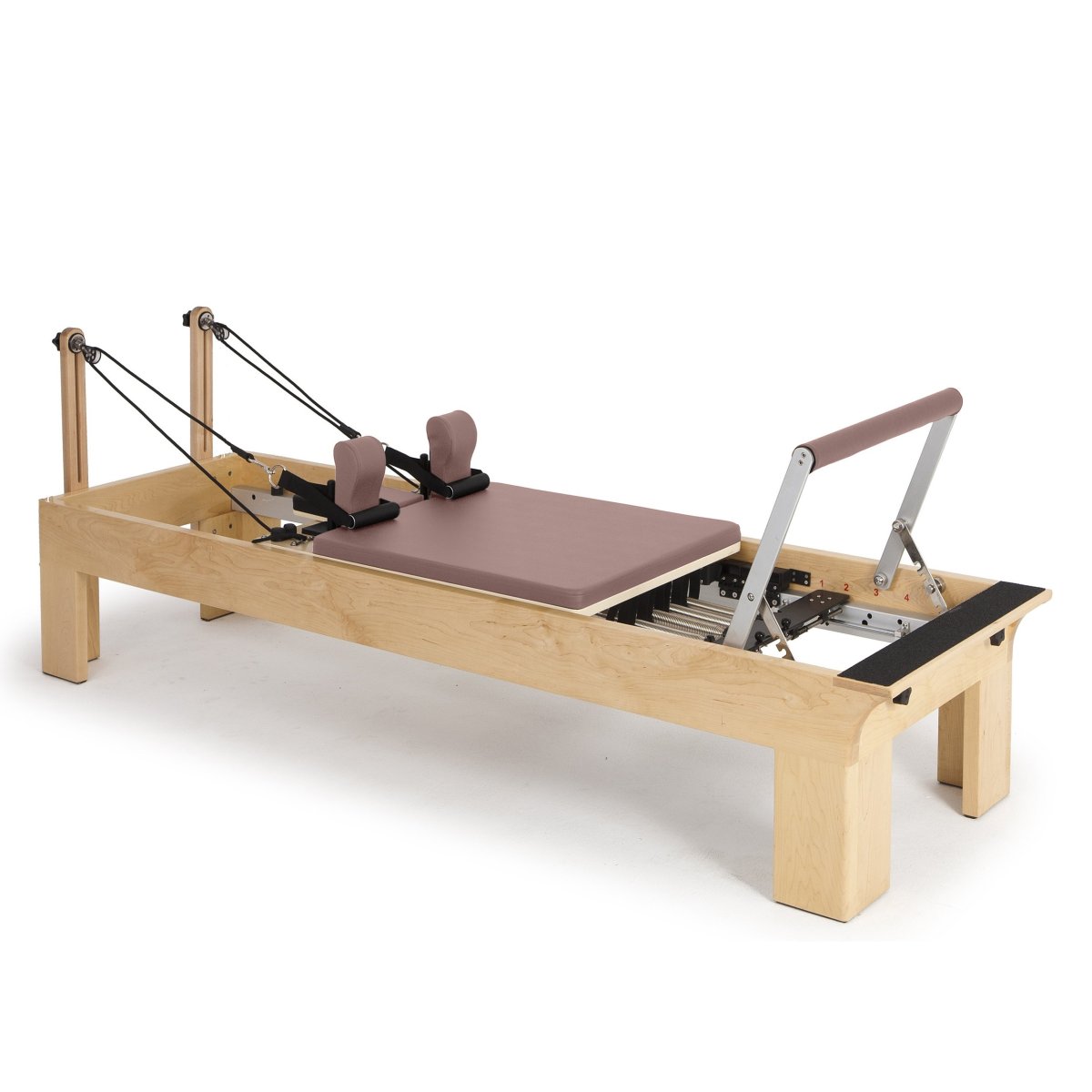 Elina Pilates Physio Wood Reformer Bundle in aged rose