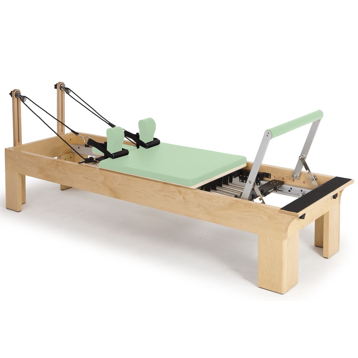 Elina Pilates Physio Wood Reformer Bundle in green