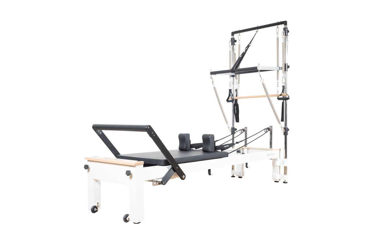 Align Pilates C8-S with Half Cadillac, three quarter view on a white background