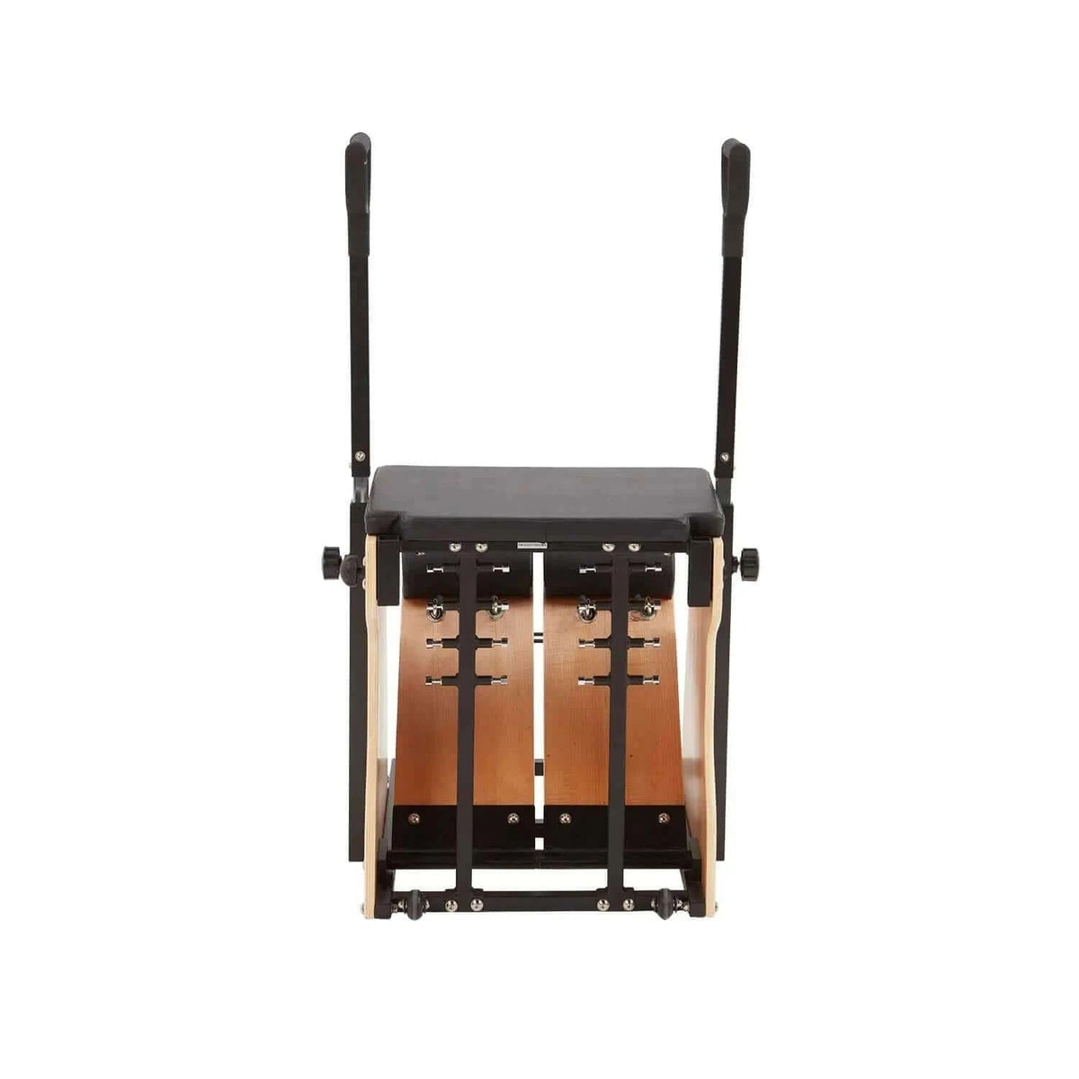 Align Pilates Combo Chair III, back view showing the spring trees