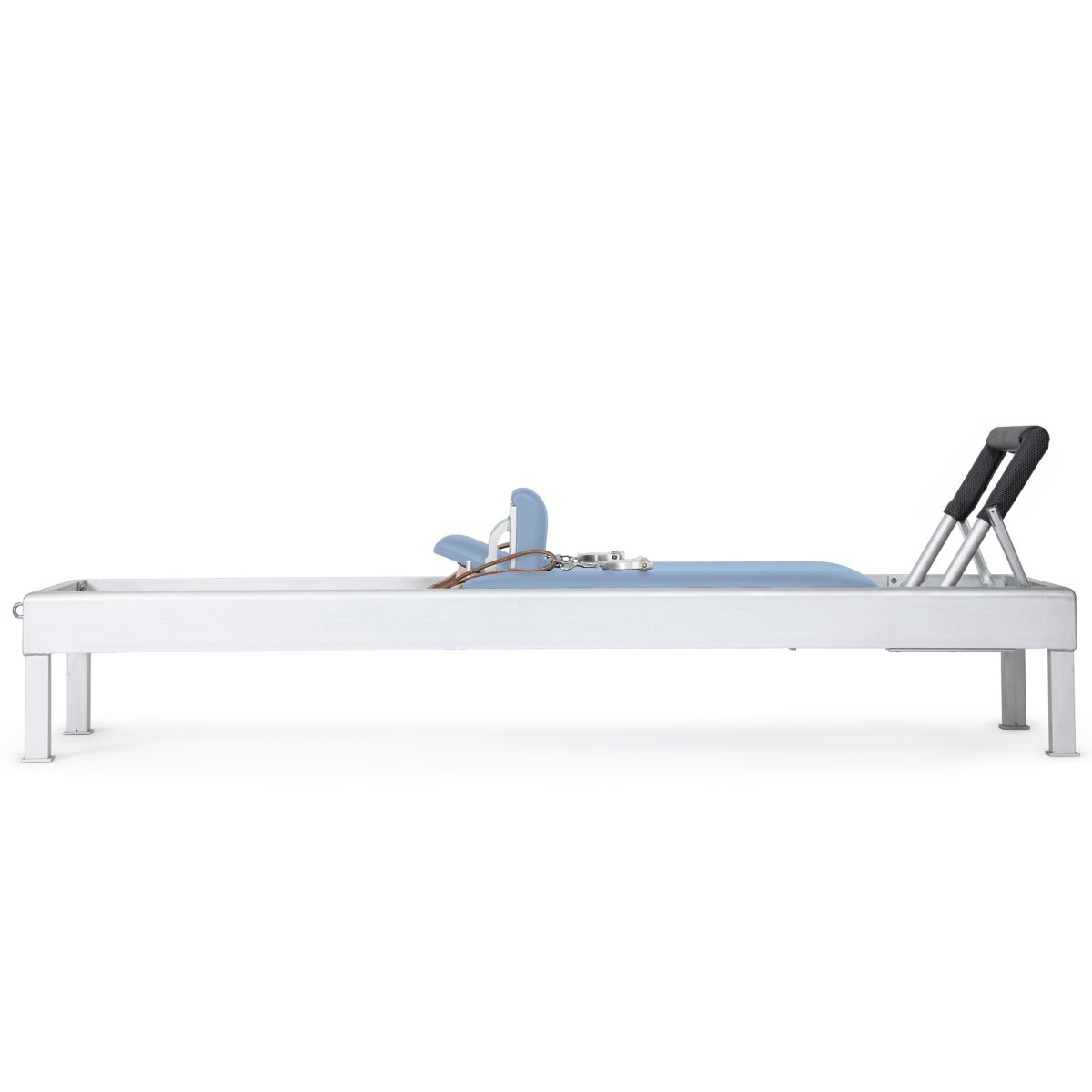 Elina Pilates Classic Aluminium Reformer 86" in ocean blue