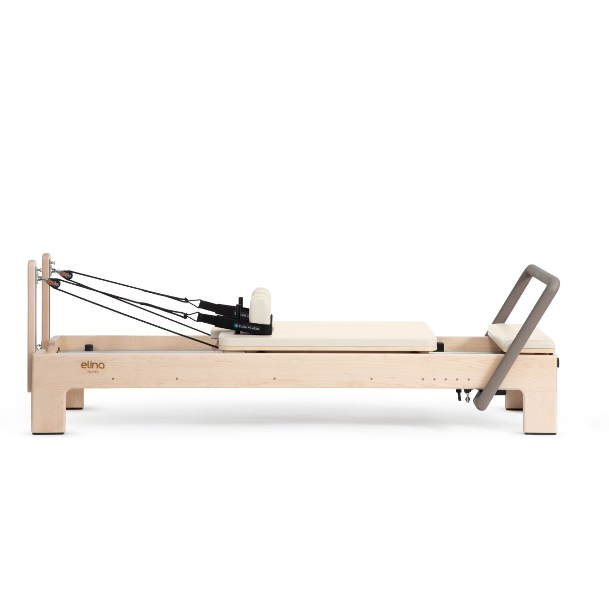 Elina Pilates Elite Advanced Reformer in ivory