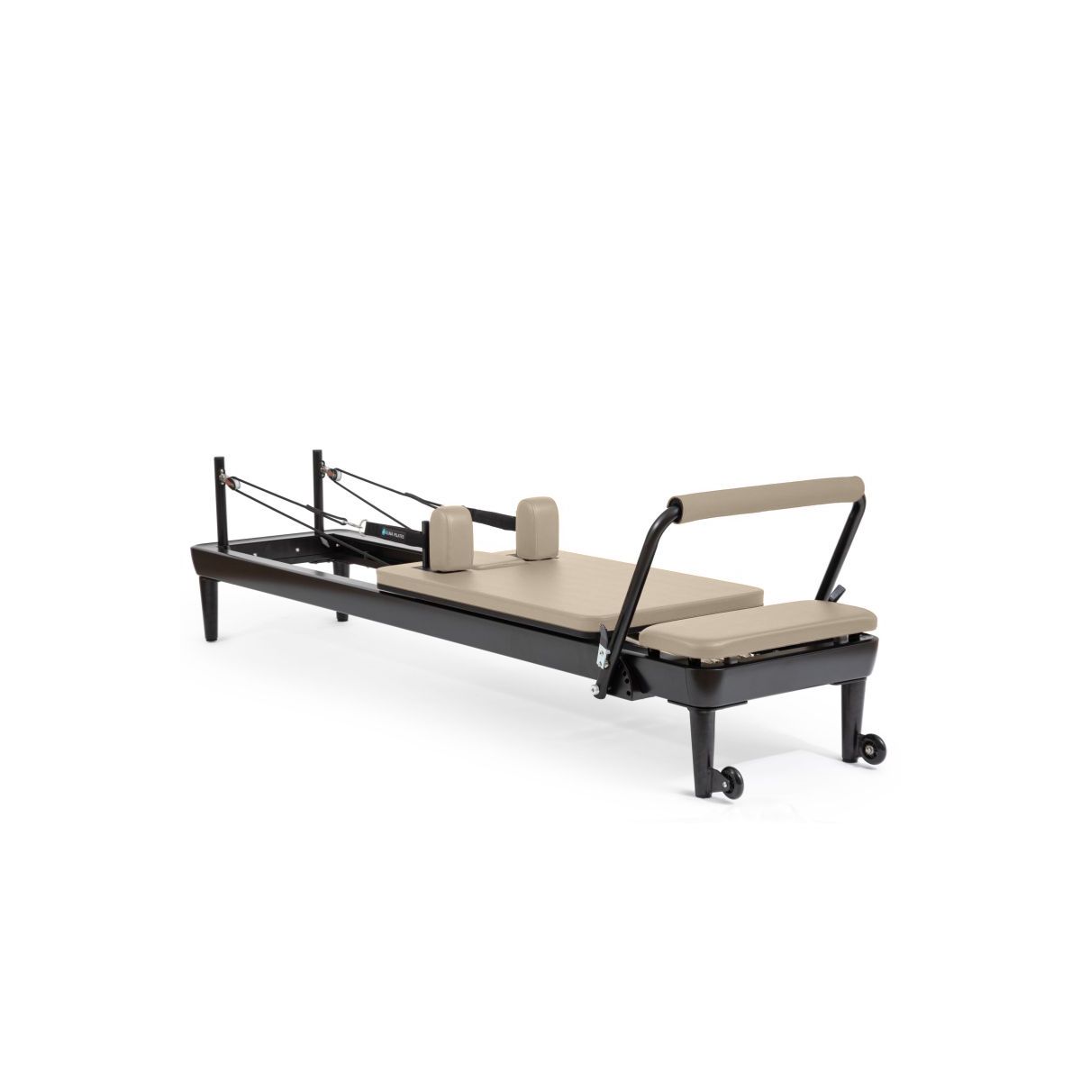 Elina Pilates Nubium Black Edition Reformer Bundle in light mocha