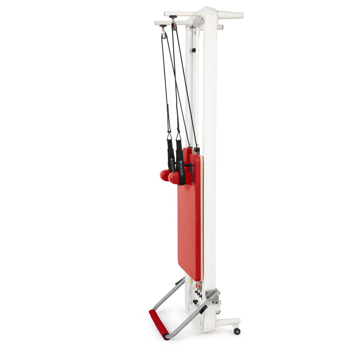 Elina Pilates Nubium Reformer with Tower in red