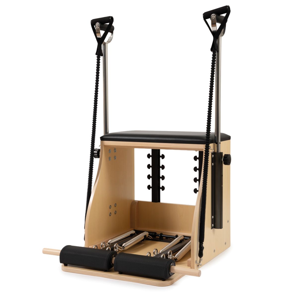 Elina Pilates Wood Combo Chair in black