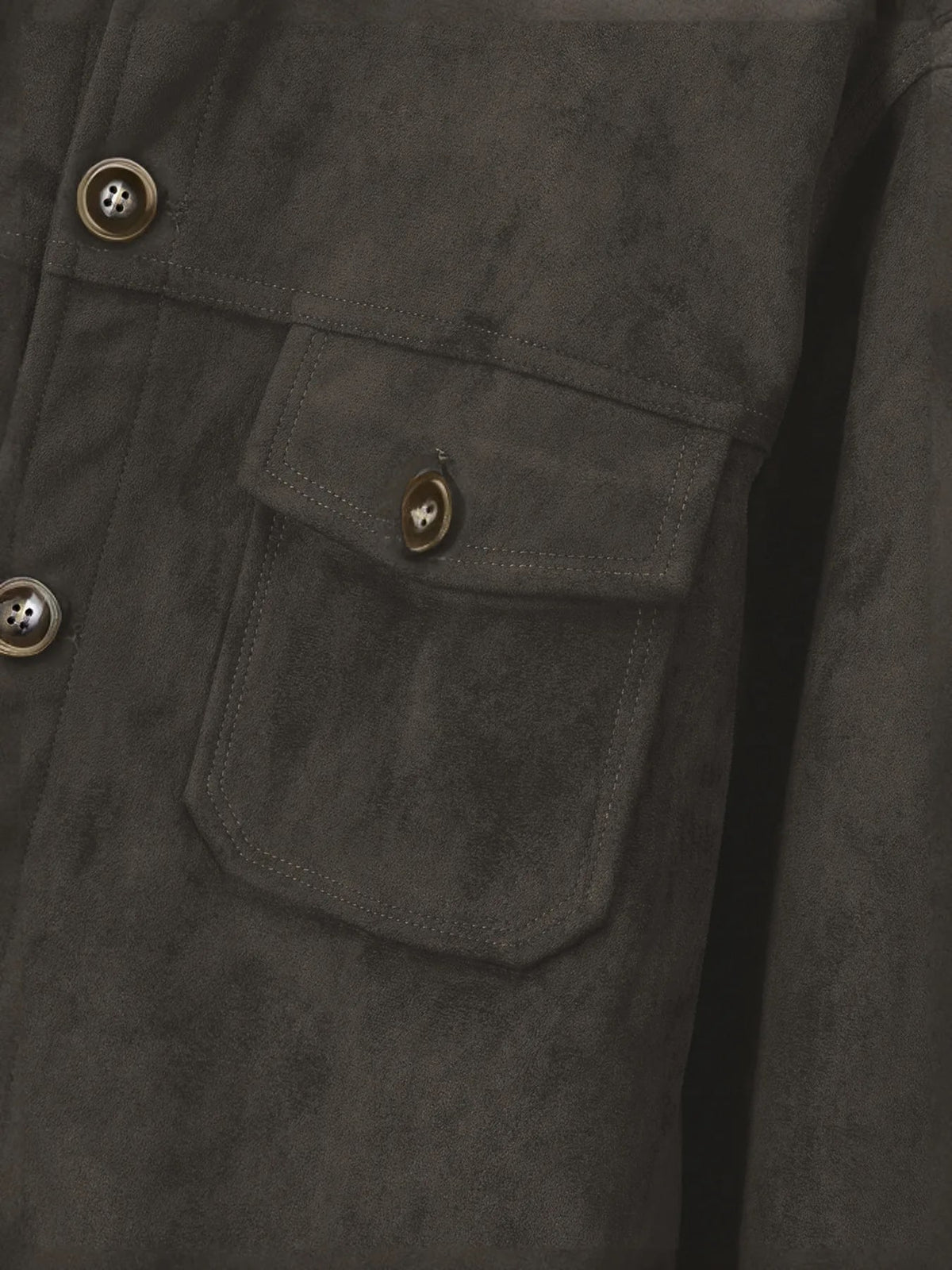 Close view of the chest flap pocket on the Marlow jacket