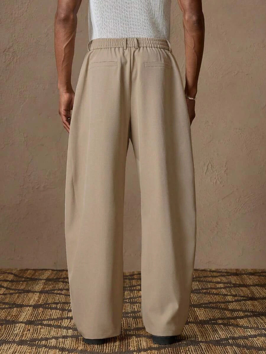 Back of the Napoli trousers in stone