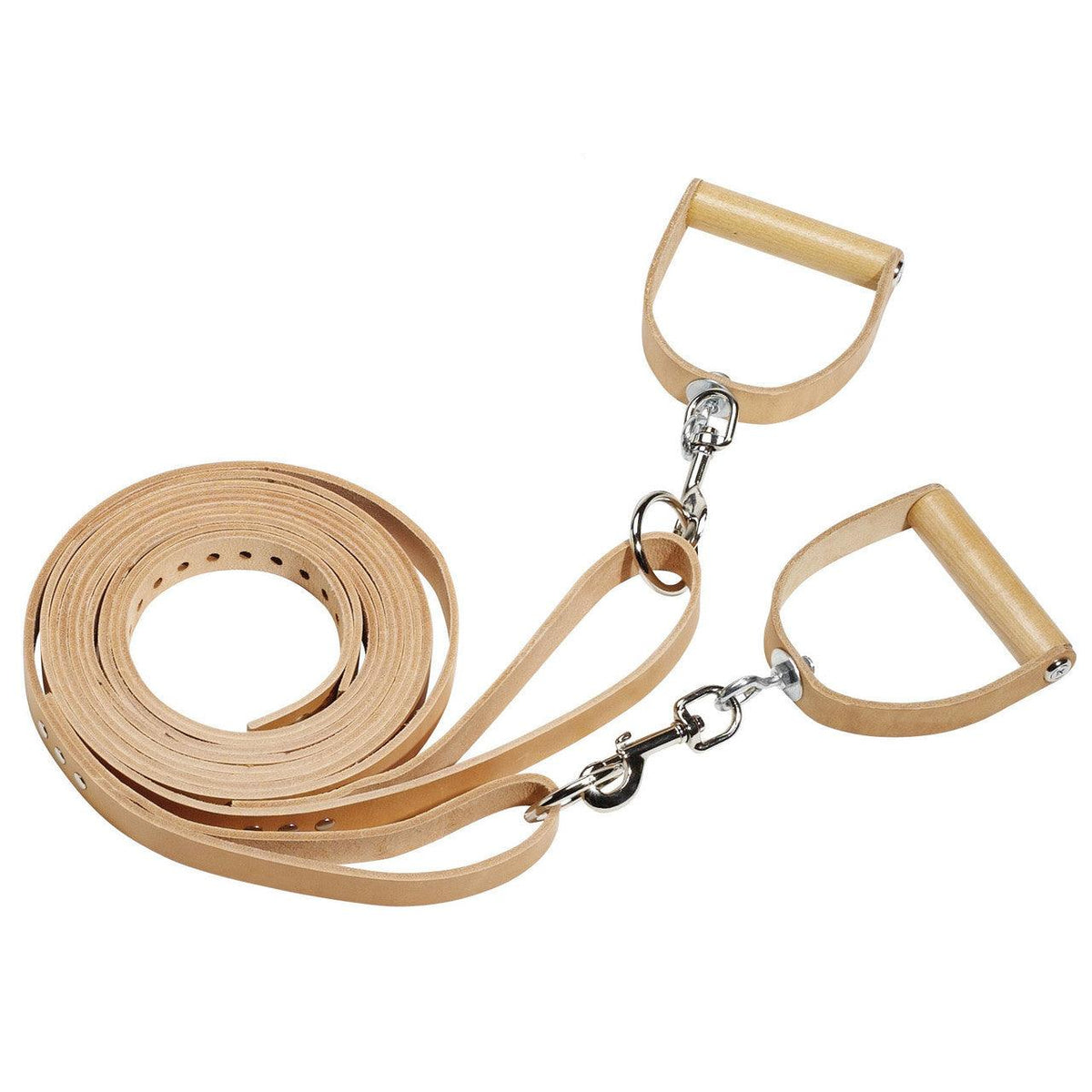 Peak Pilates Artistry TWS with Leather Straps, genuine leather strap detail