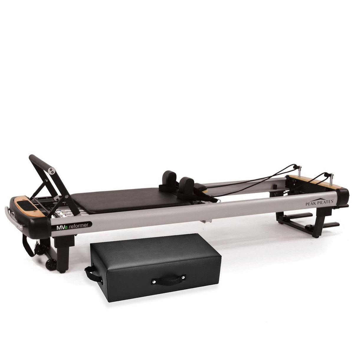 Peak Pilates MVe Reformer with Long/Short Box, studio view